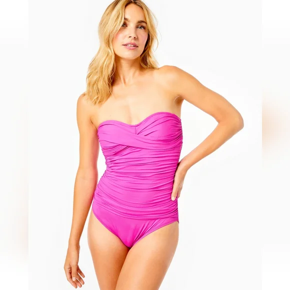 Lilly Pulitzer Pink One Piece Swimsuit - Picture 2 of 8